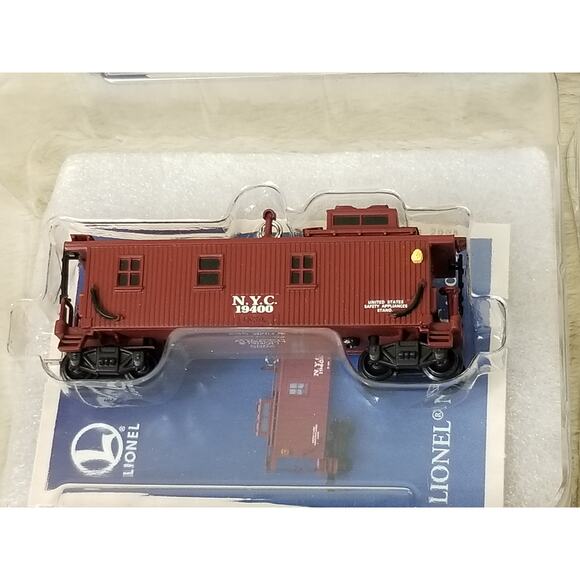 Christmas Tree Ornament Train 717 Caboose 2005 Blue Comet 400E Lionel 2002 x2 - Picture 4 of 12